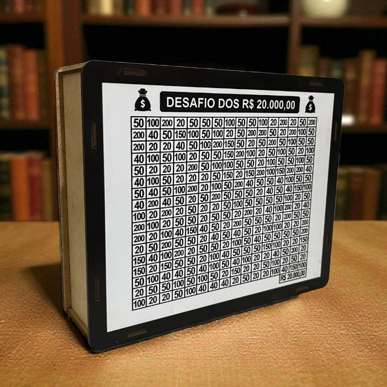 Cofre desafio 10mil 20mil – Valores adesivad
