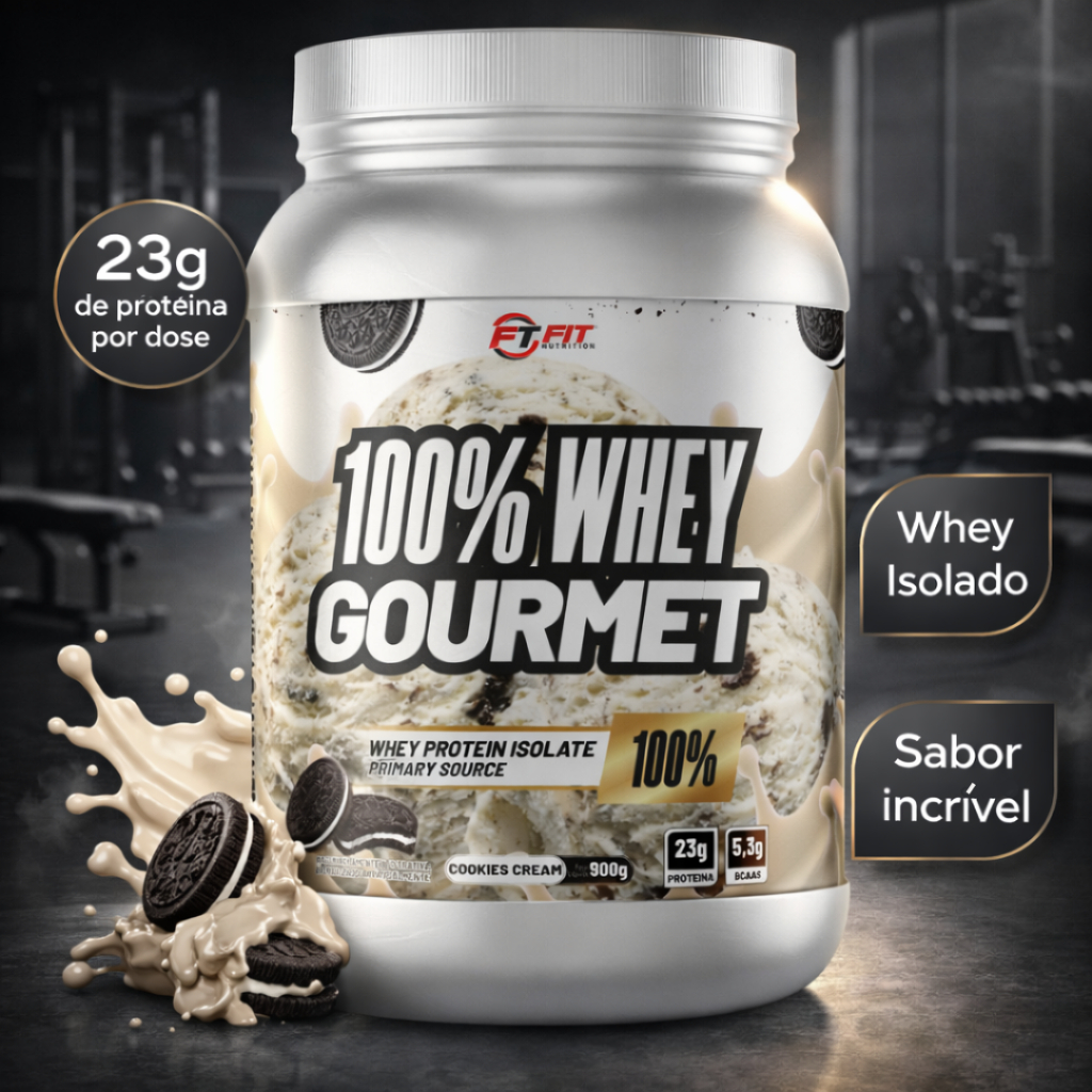 Whey Protein Gourmet Concentrado e Isolado 23g Pro