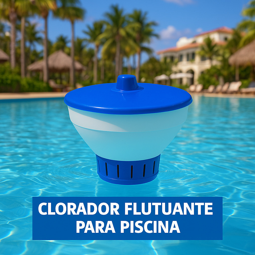 Clorador Flutuante Para Piscina Pastilha Cloro par