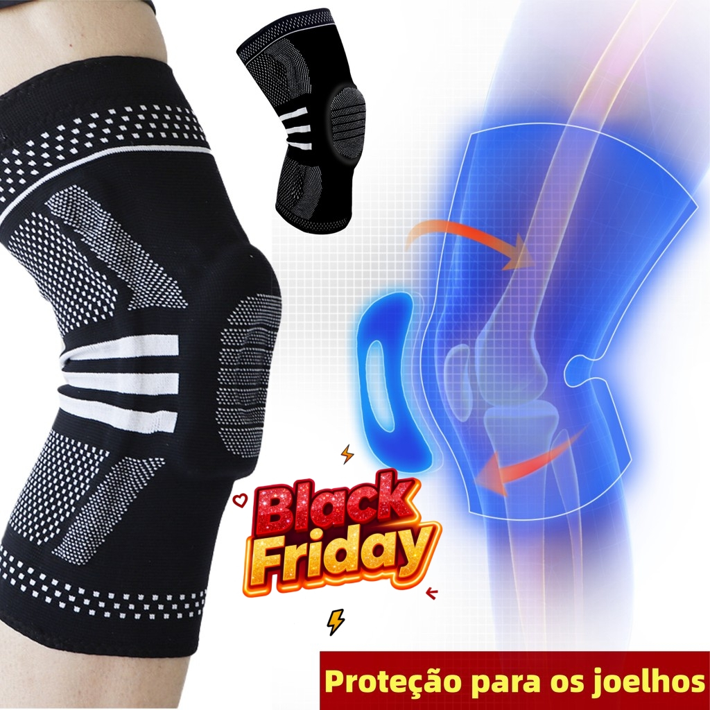 Joelheira Ortopédica 3D  Compressão Flexível | 