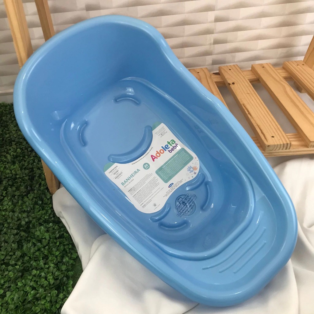 Kit Banheira Infantil Adoleta Anatômica, com Sabo