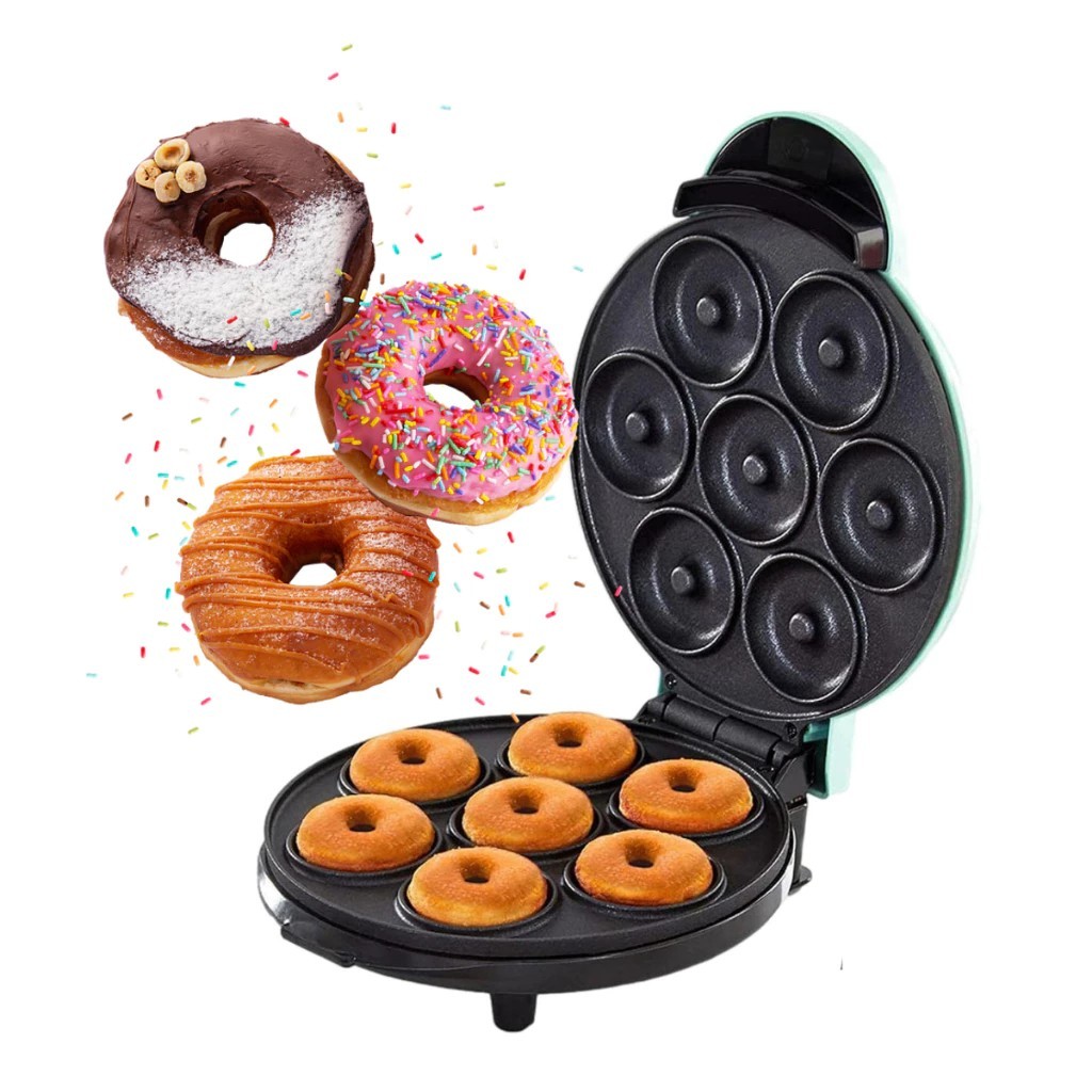 Máquina de Fazer 7 Donuts Rosquinhas mini Confeit