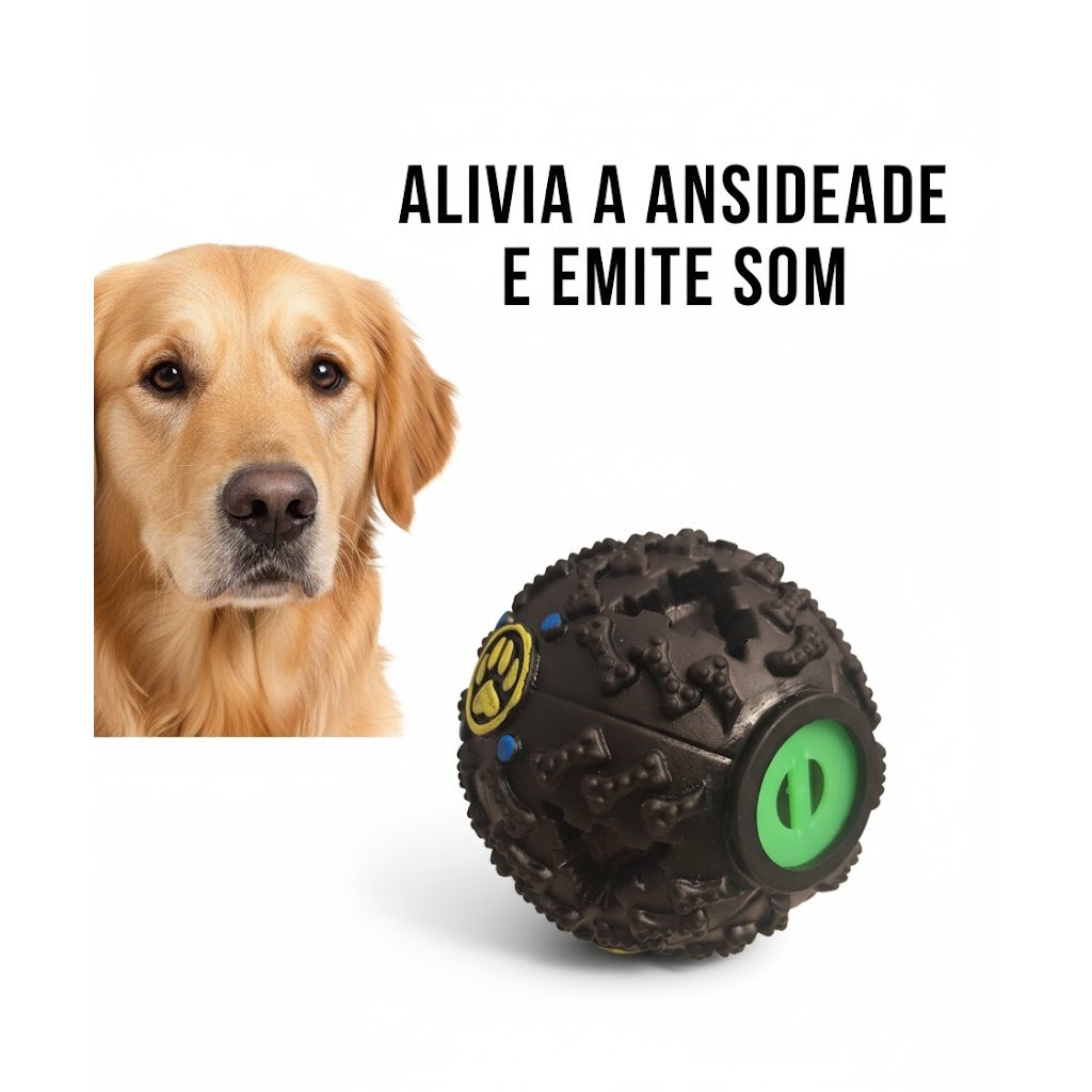 Kit com 1,2,3 Bolas Petisqueira Interativa Cachorr