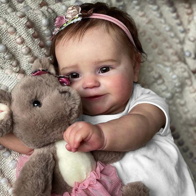 Bebê Reborn Menina Silicone Realista 48cm Maddie 