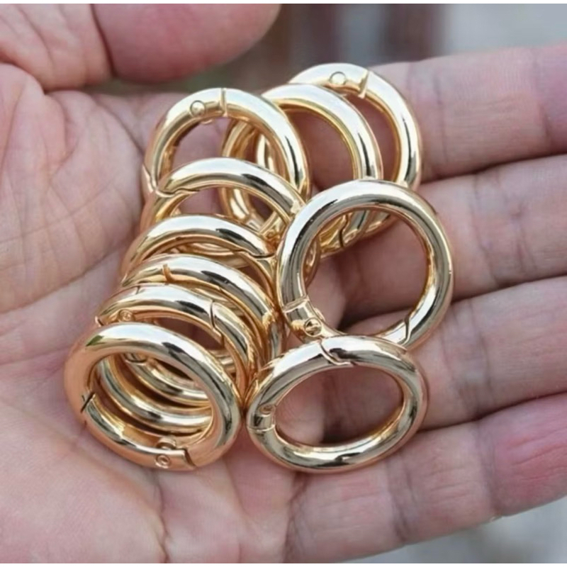 20 Argolas Articulada Mosquetão Premium Para Bols