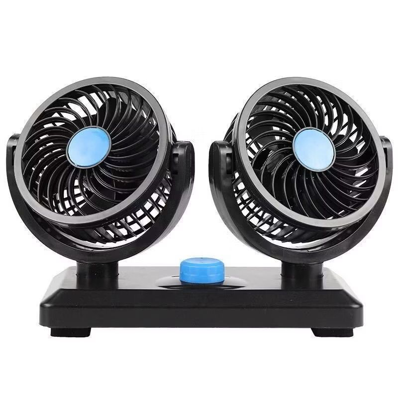 Ventilador Automotivo Duplo 24v Ajustável 2 Veloc