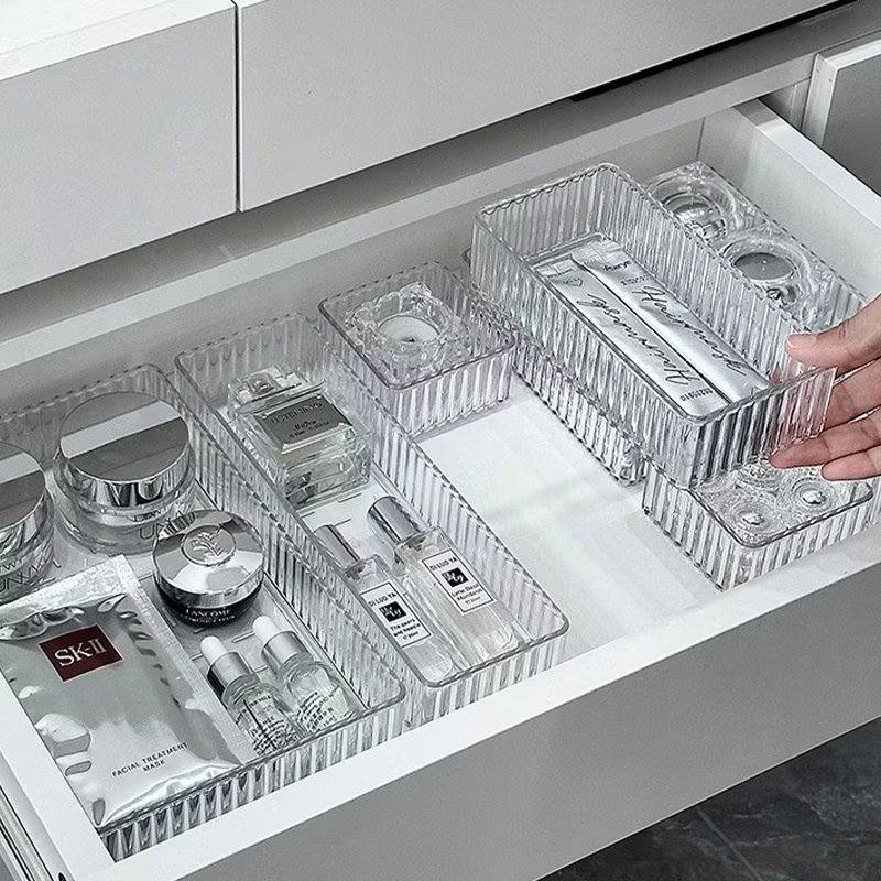 KIT 4 Organizadores Acrílico De Maquiagem Cosmét