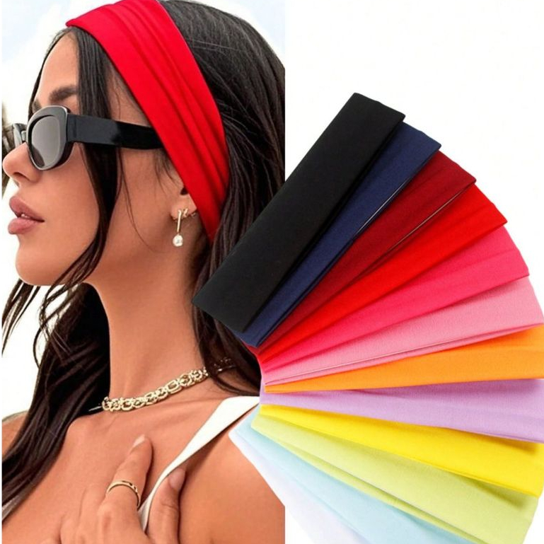 Faixa de Cabelo. Esporte Malha Elástica Tiara Esp