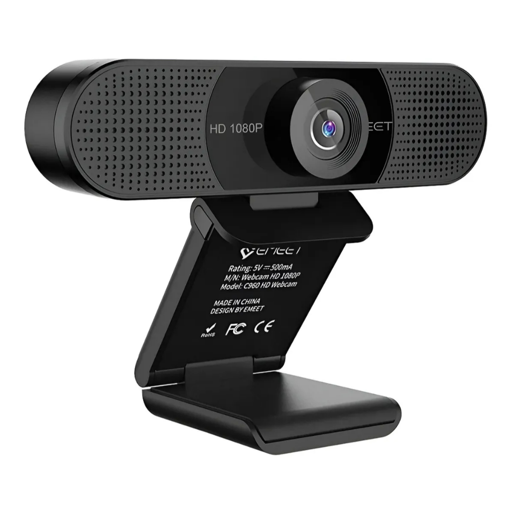 Webcam Emeet C960 Fhd 1080p Com Microfone 90° Aut