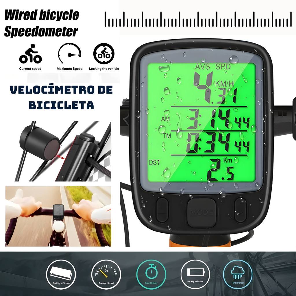 Ciclocomputador Multifuncional: Medidor de Velocid