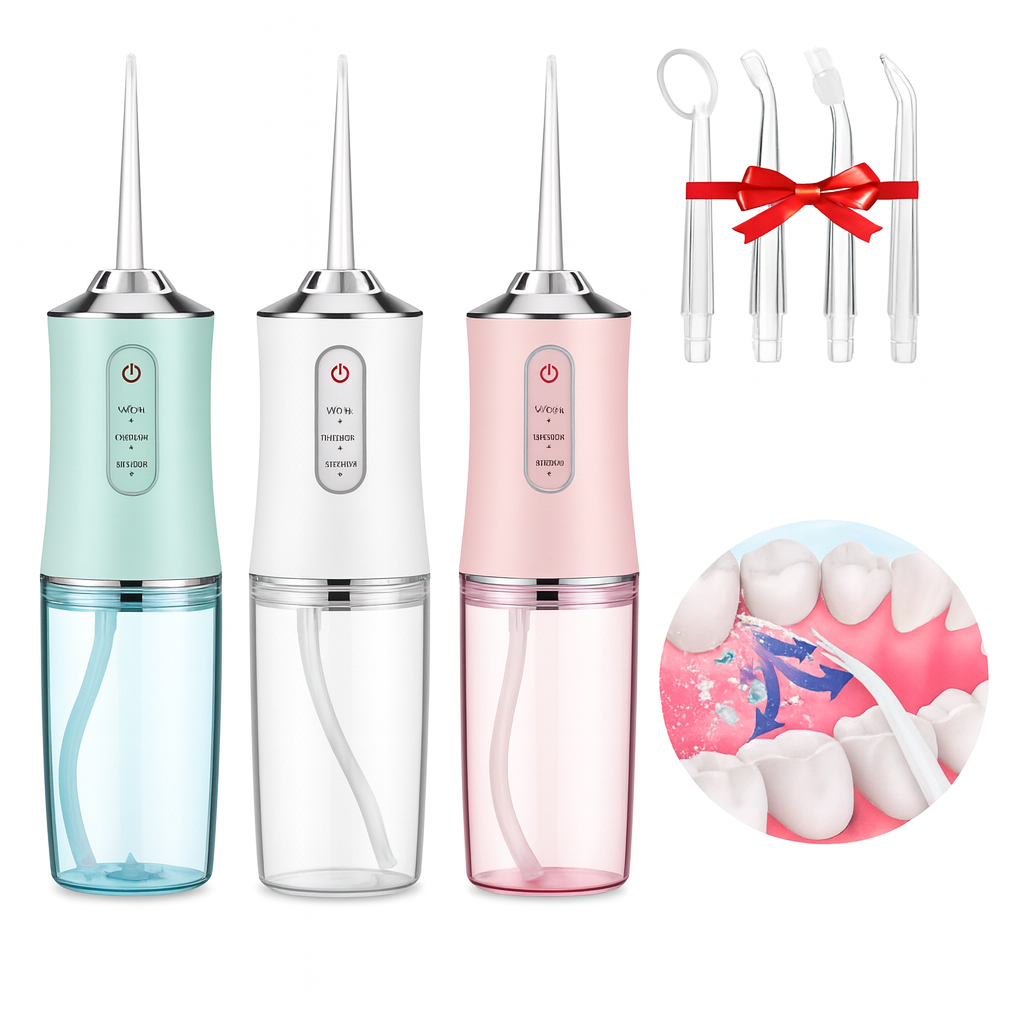 Irrigador Dental Oral Recarregavél 220ml Higiene 