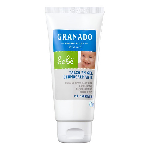 Granado Talco Em Gel Dermocalmante Bebê Peles Sen