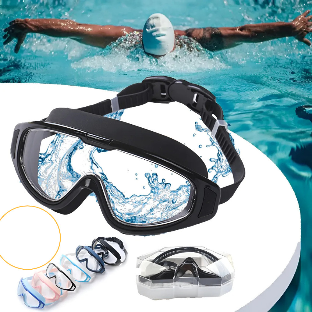 Óculos De Natação De Silicone Óculos Impermeá