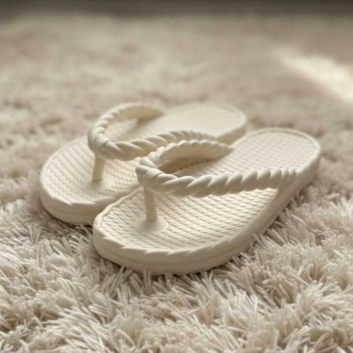 Sandália Trançada Chinelo Nuvem Feminina Ortopé