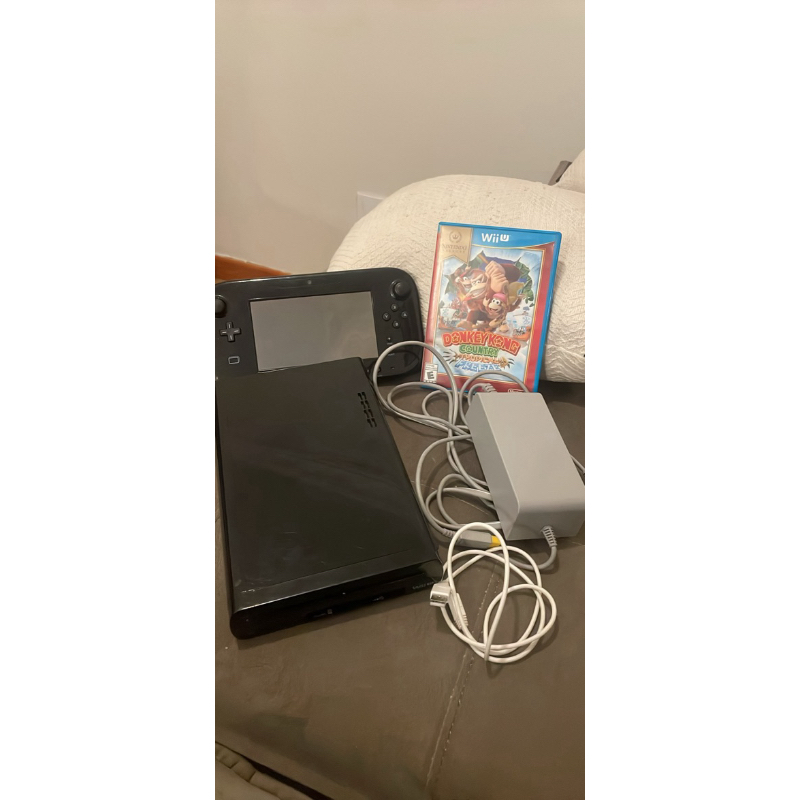 Nintendo Wii U 32gb Deluxe Preto + 1 Jogo