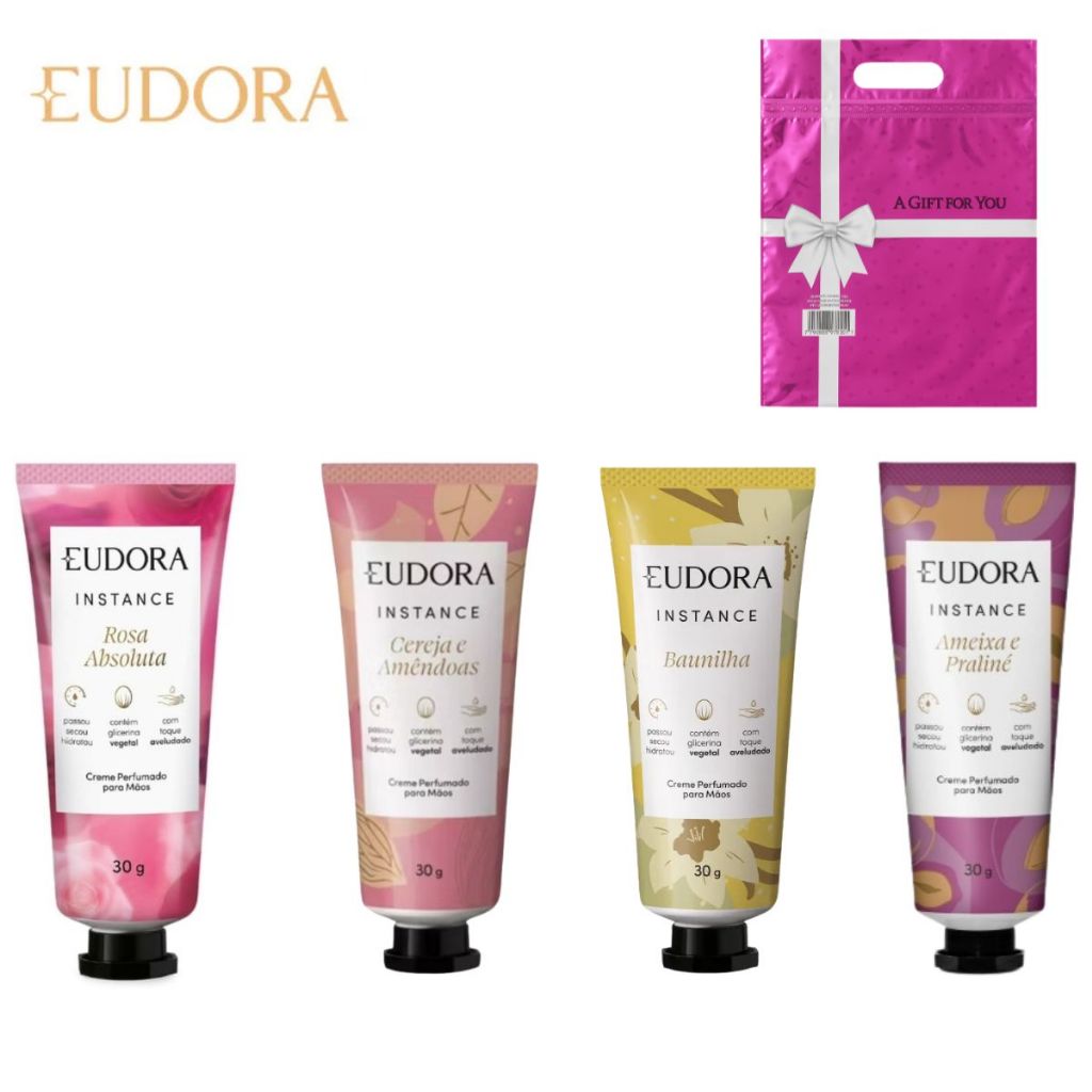 Eudora Instance Creme Hidratante Para as Mãos 30g