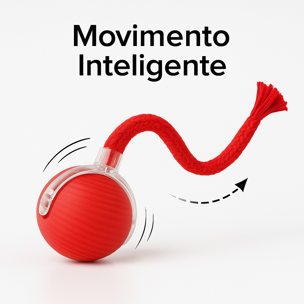 Bolinha Inteligente Auto Giratoria Pet Brinquedo I