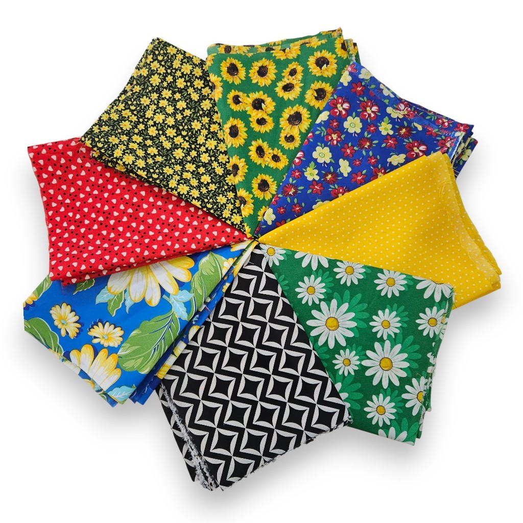 Kit Tricoline Estampado |100% Poliéster| Estampas