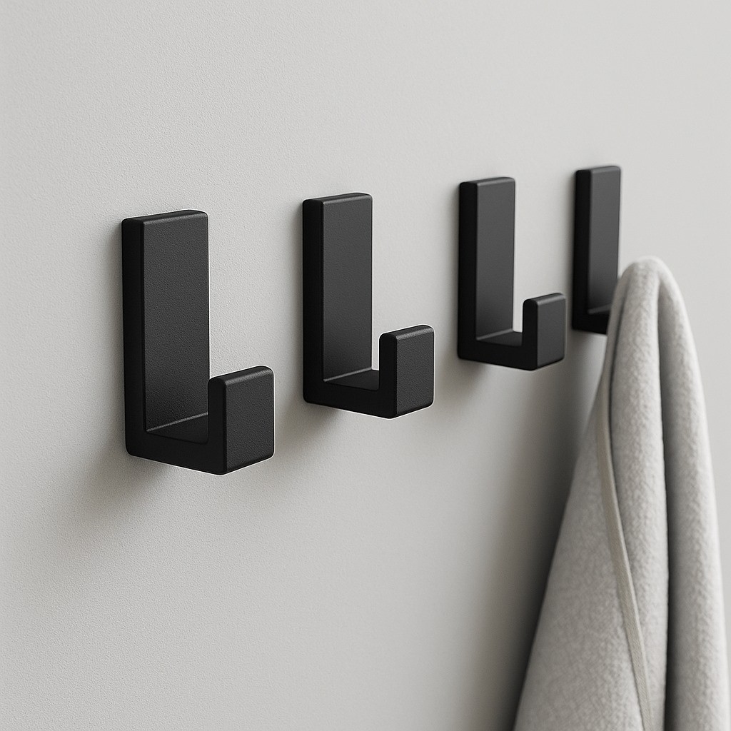 Kit Cabide Gancho Adesivo de Parede com Fita Dupla