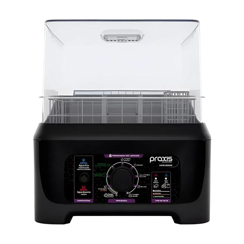 LAVA LOUÇAS PORTATIL SEMI AUTOMATICA PRAXIS PRETA