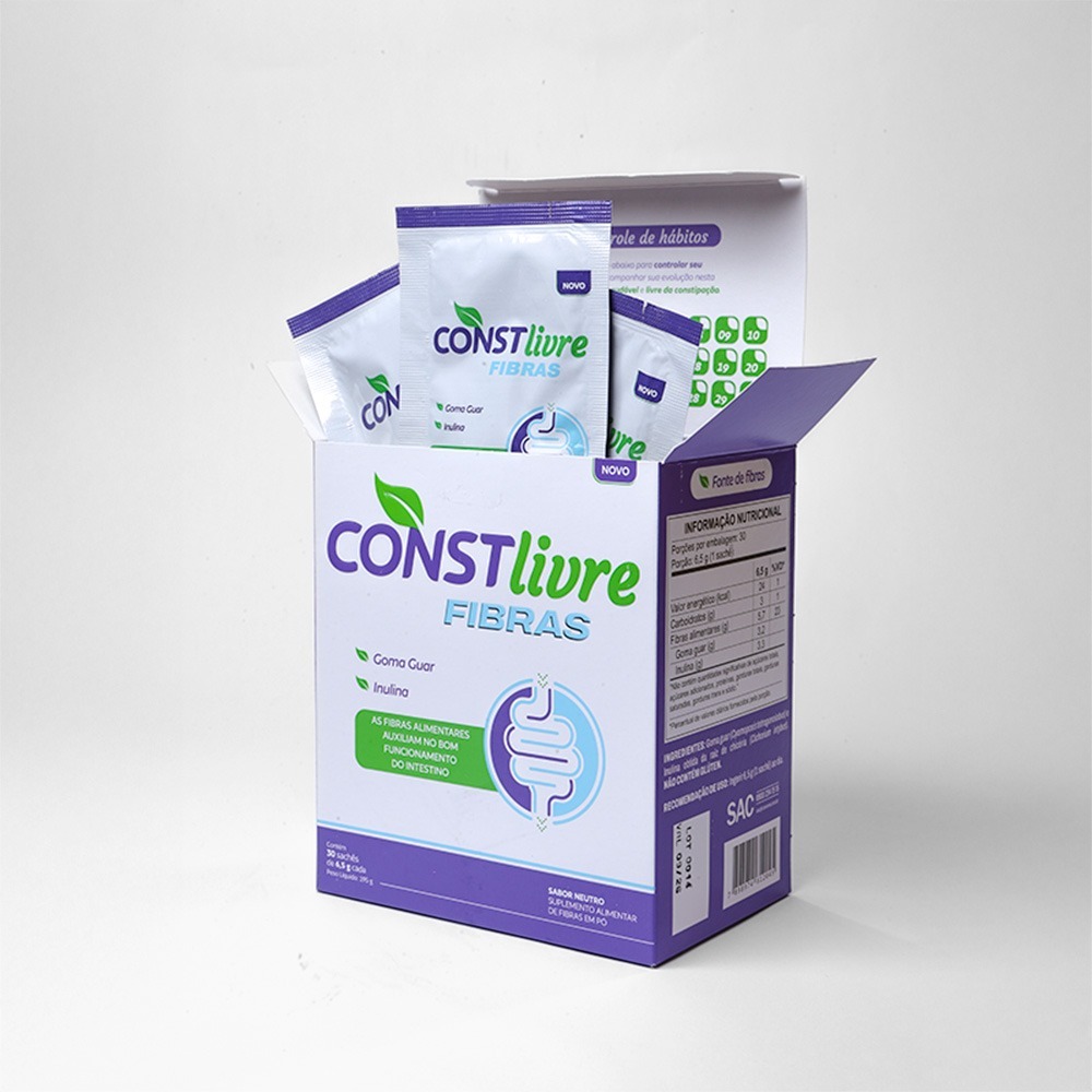 Constlivre Fibras Caixa C/30 Sachês