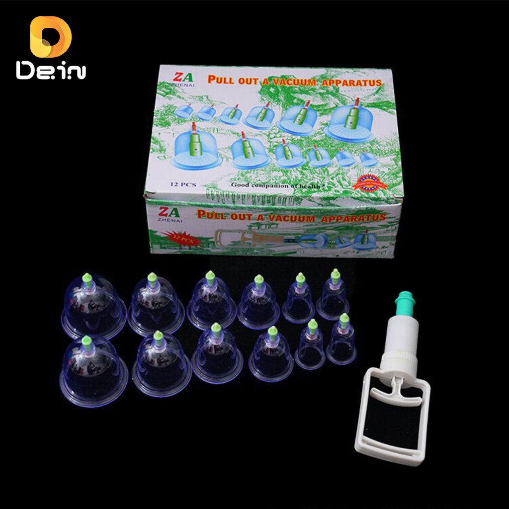 Kit de Ventosas a Vácuo 12 Peças  Sem Fogo, Segu