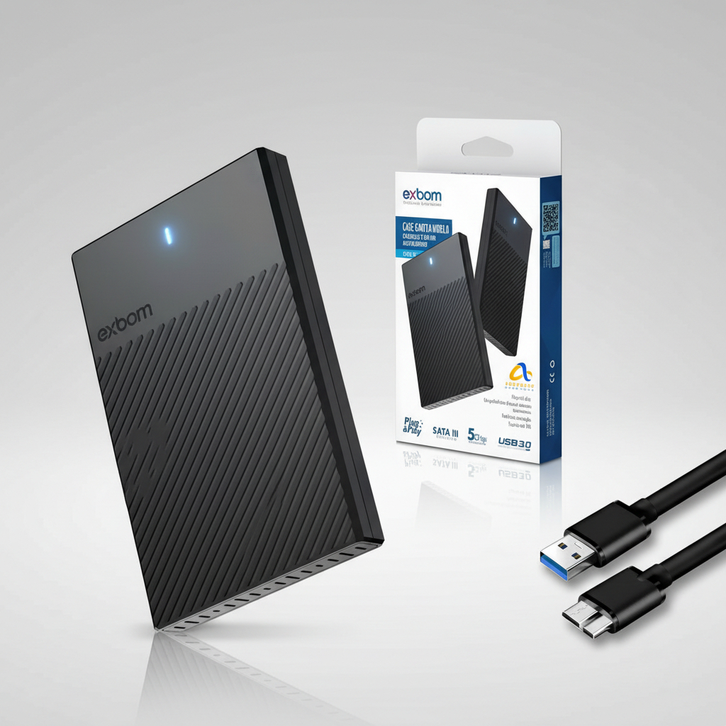 Hd Externo 320gb Exbom Usb 3.0 – P/ Notebook