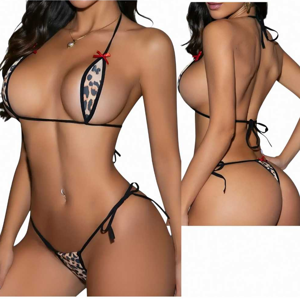 Biquíni feminino micro fio dental moda praia esta