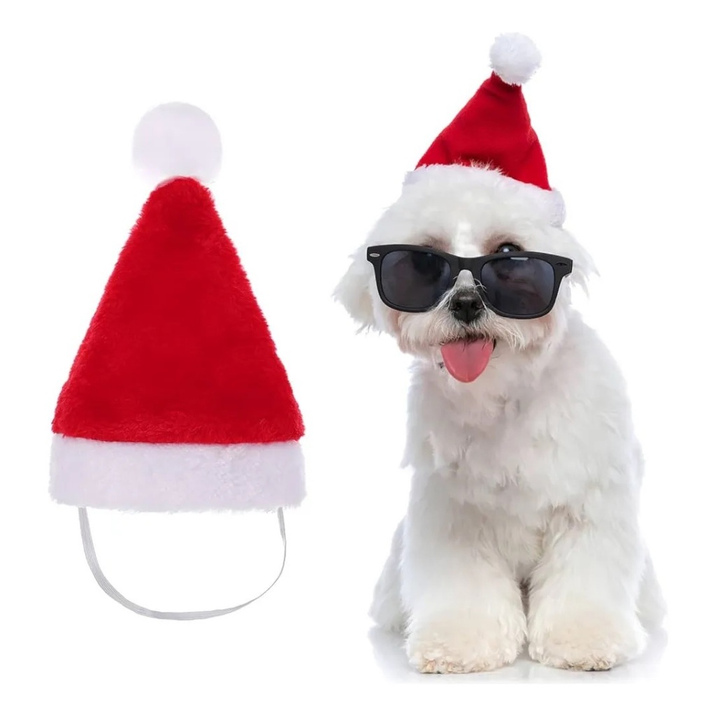 Gorro de natal pet | acessório de natal pet