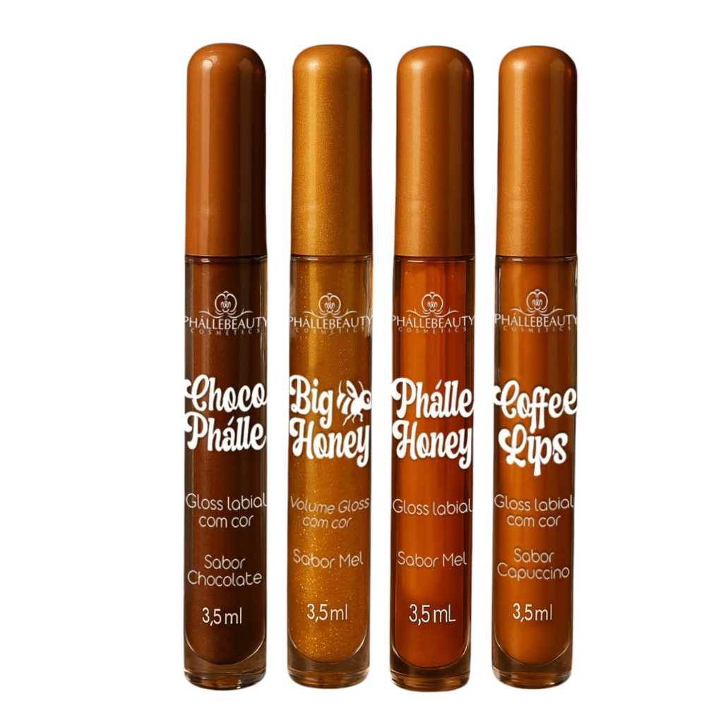 Kit 2 Gloss Labial com Sabor PhalleBeauty