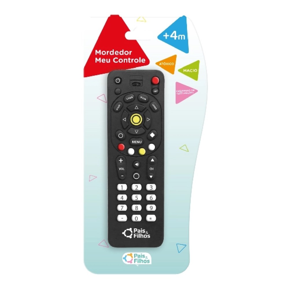 Mordedor Meu Controle de Vinil BPA Free +4 meses P