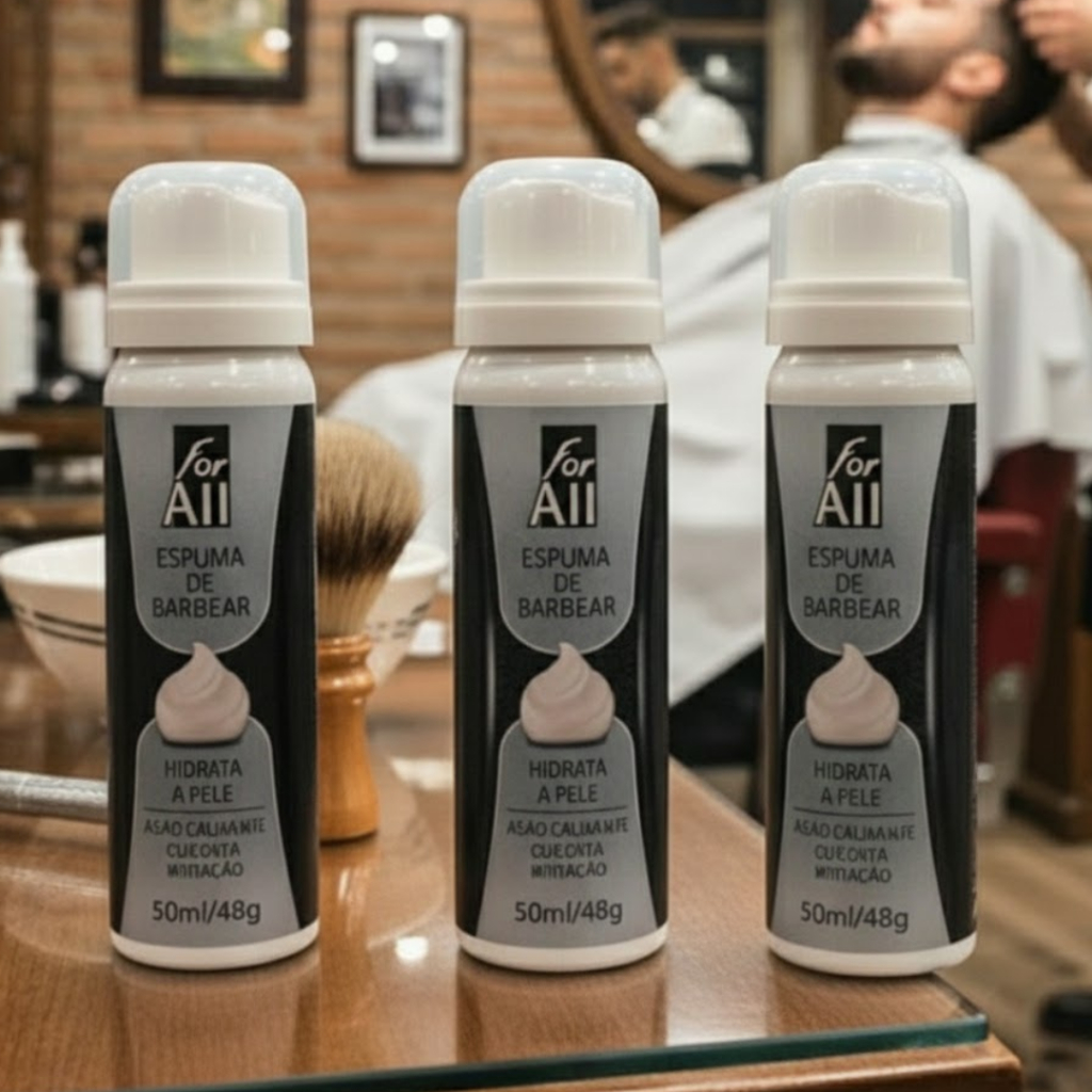 Espuma De Barbear Hidratante E Refrescante 50ml Fo