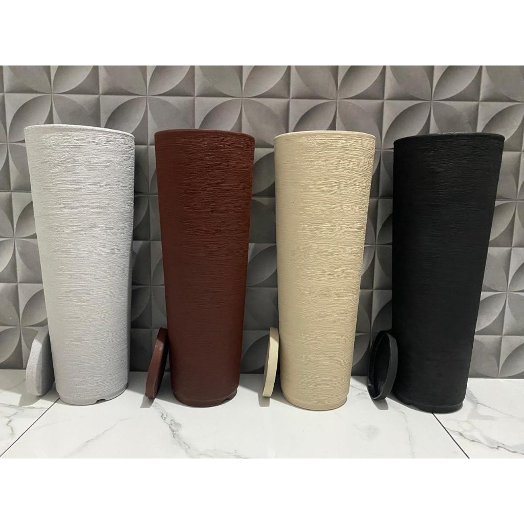 Vaso para Plantas Coluna Ibiza Escovada P 59 cm Co