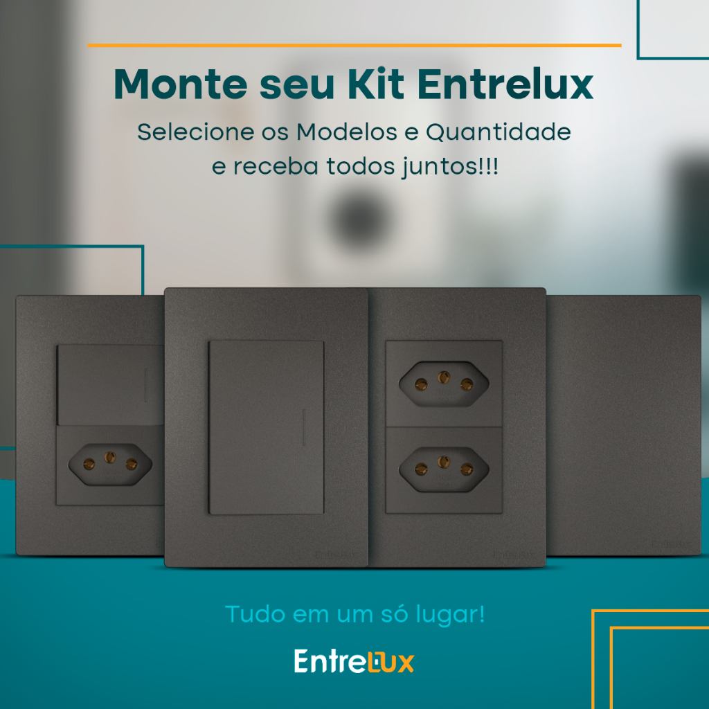Interruptor 10A e Tomadas 10A 20A – Simples 