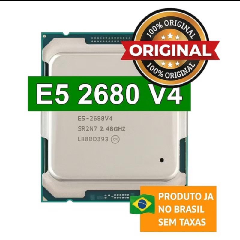 Processador Intel Xeon E5 2680 V4 2,4 GHz 14 núcl