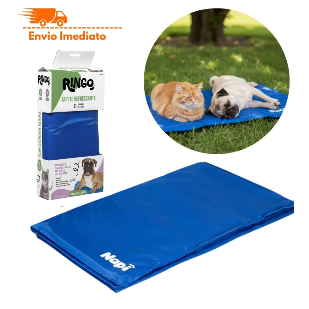 Tapete Gelado Refrescante para Pets Anti Calor Nã