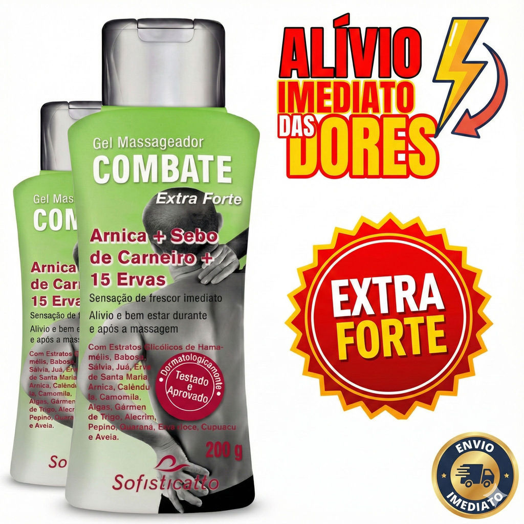 Gel para Massagem Extra Forte – Combate Dore