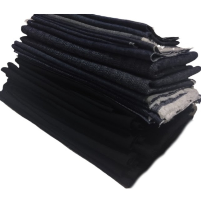 2 kg tecido jeans e brim para artesanatos, patchwo