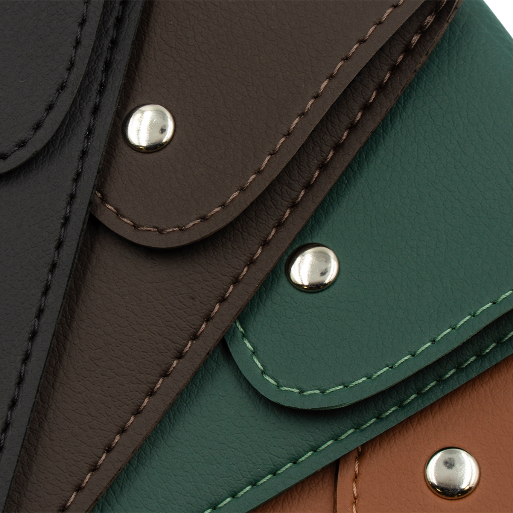 Porta Óculos Estojo Slim Couro Eddias Proteção