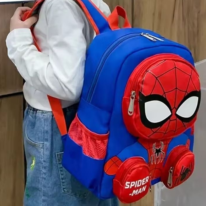Mochila Infantil Homem-Aranha  Menino Escola com V