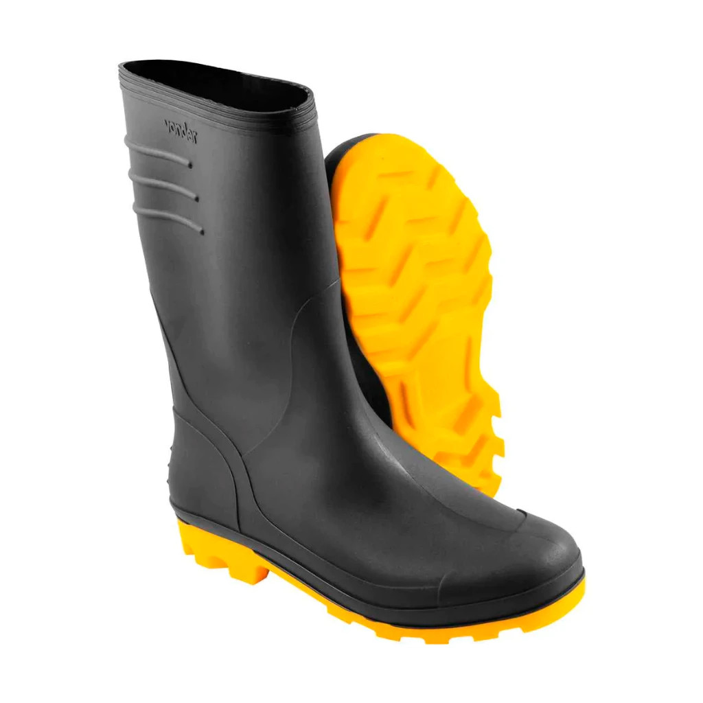 Bota Borracha Galocha S/ Forro Cano Médio Soldado