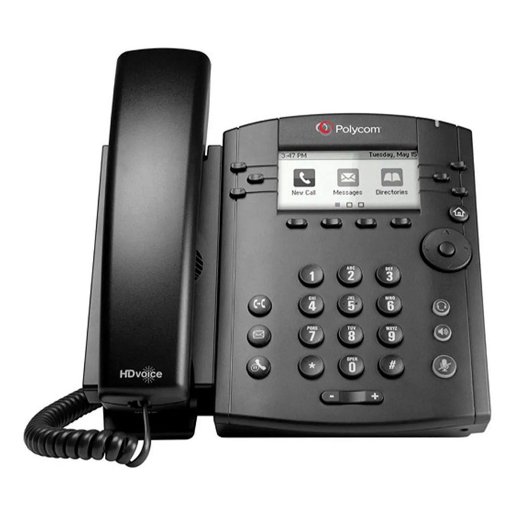 Telefone Ip Vvx310 6 Linha Skype 2200-46161-018 Po
