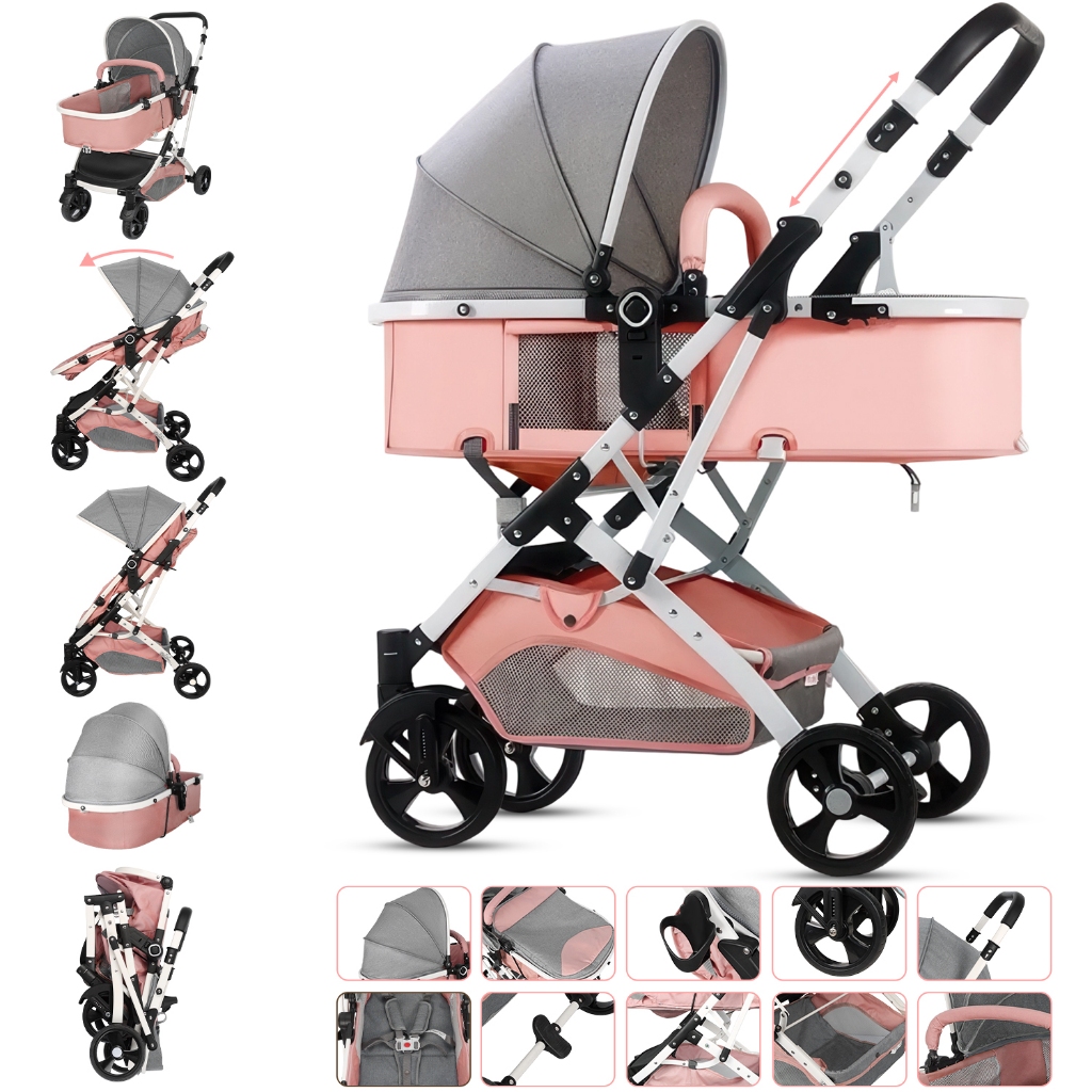 Carrinho De Bebê Passeio Alça Reversível System