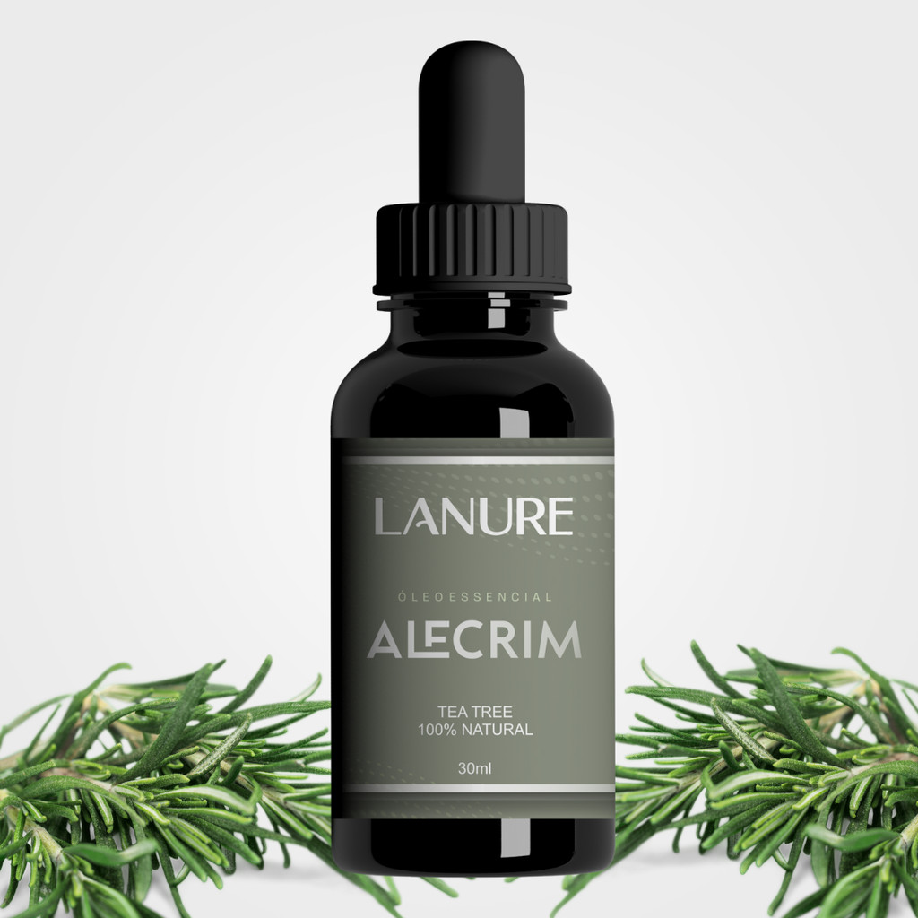Óleo Essencial de Alecrim Tea Tree 100% Puro 30ml