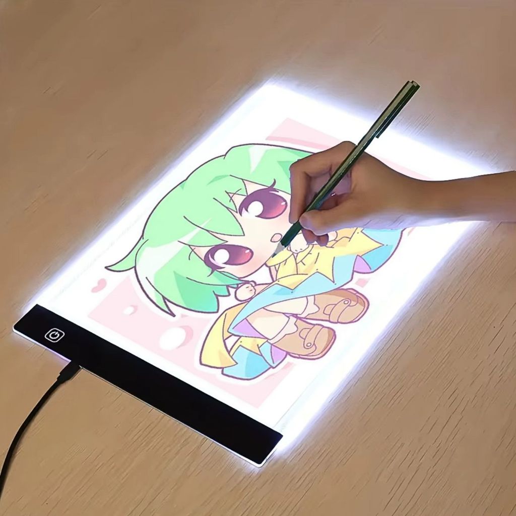 Mesa Para Desenho Prancheta Luz Led Branco