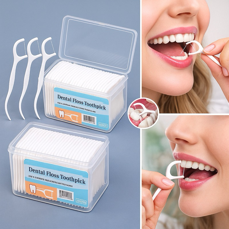 Kit Fio Dental Ultrafino Escova De Limpeza Interde