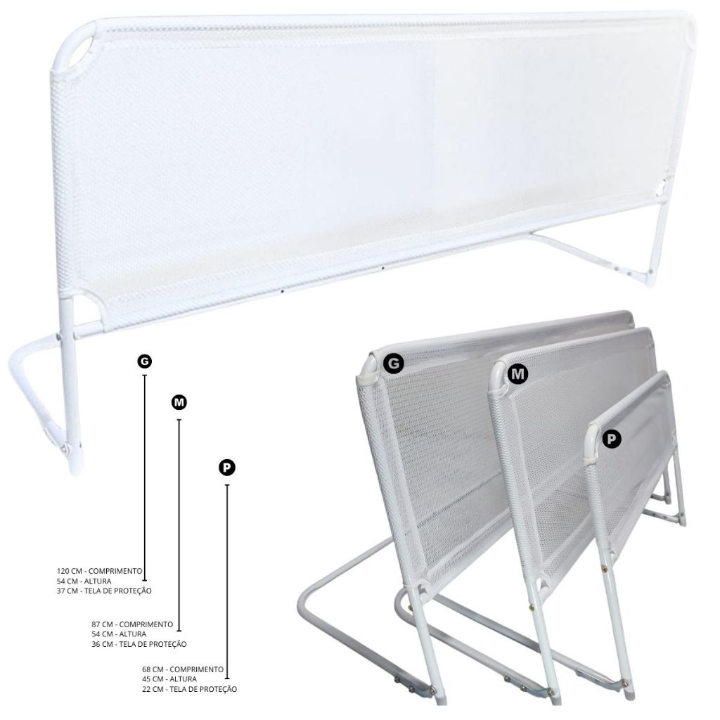Grade de Cama NORMAL e BOX – Protetor para C
