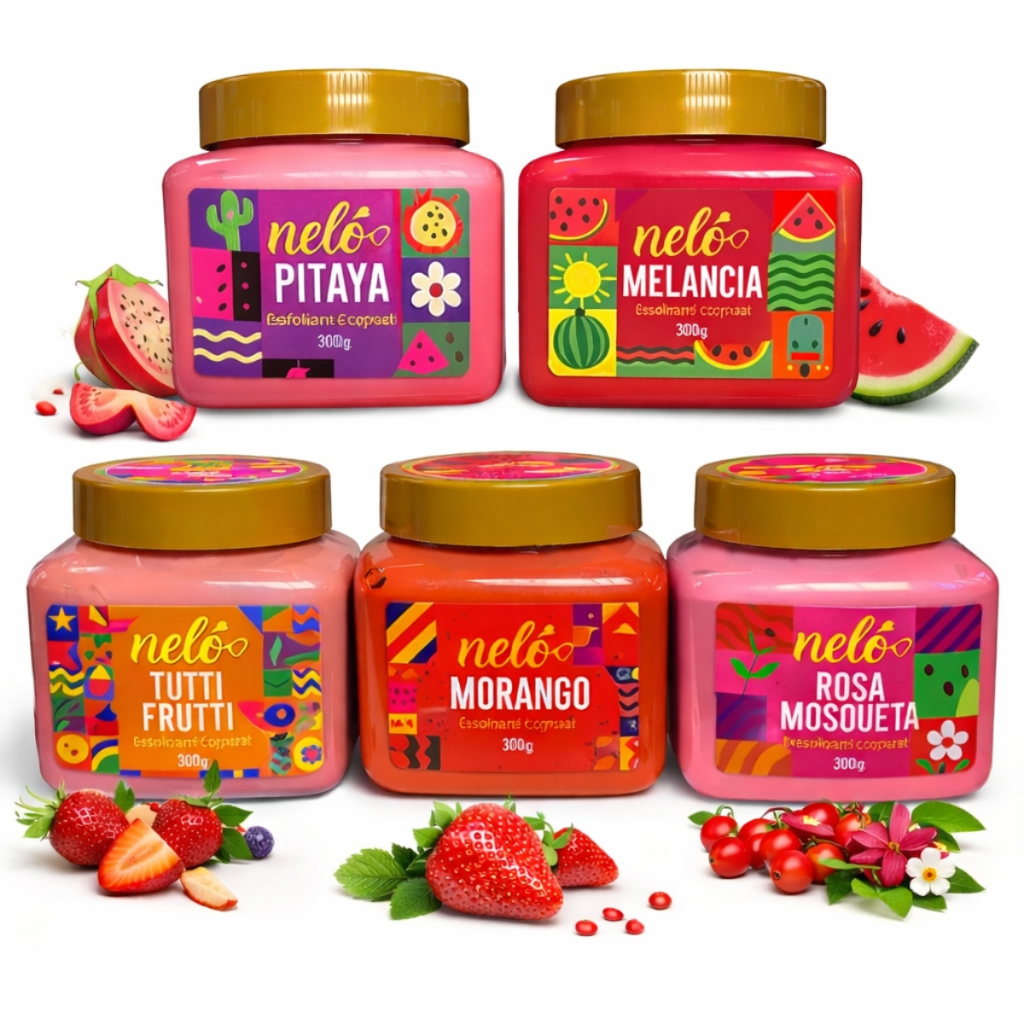 Kit 3 Esfoliante Corporal Feminino 300g SkinCare H