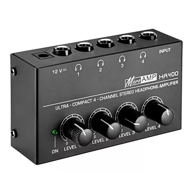 Amplificador Fone De Ouvido Microamp Ha400 4 Canai