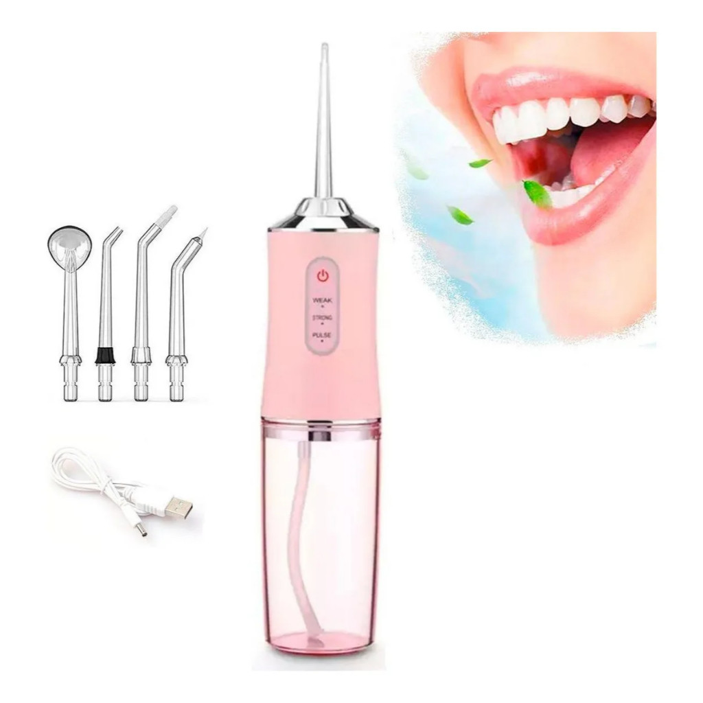 Irrigador Bucal PowerJet USB  Jato de Água Branqu